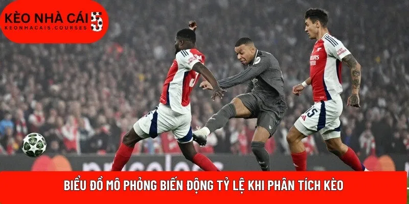 Biểu đồ mô phỏng biến động tỷ lệ khi phân tích kèo